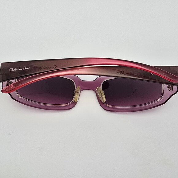 Christian Dior Working Girl 82H Purple Rose Gold Frame Purple Lens Sunglasses main image 5
